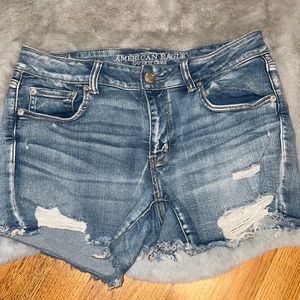 American Eagle Distressed Denim Shorts